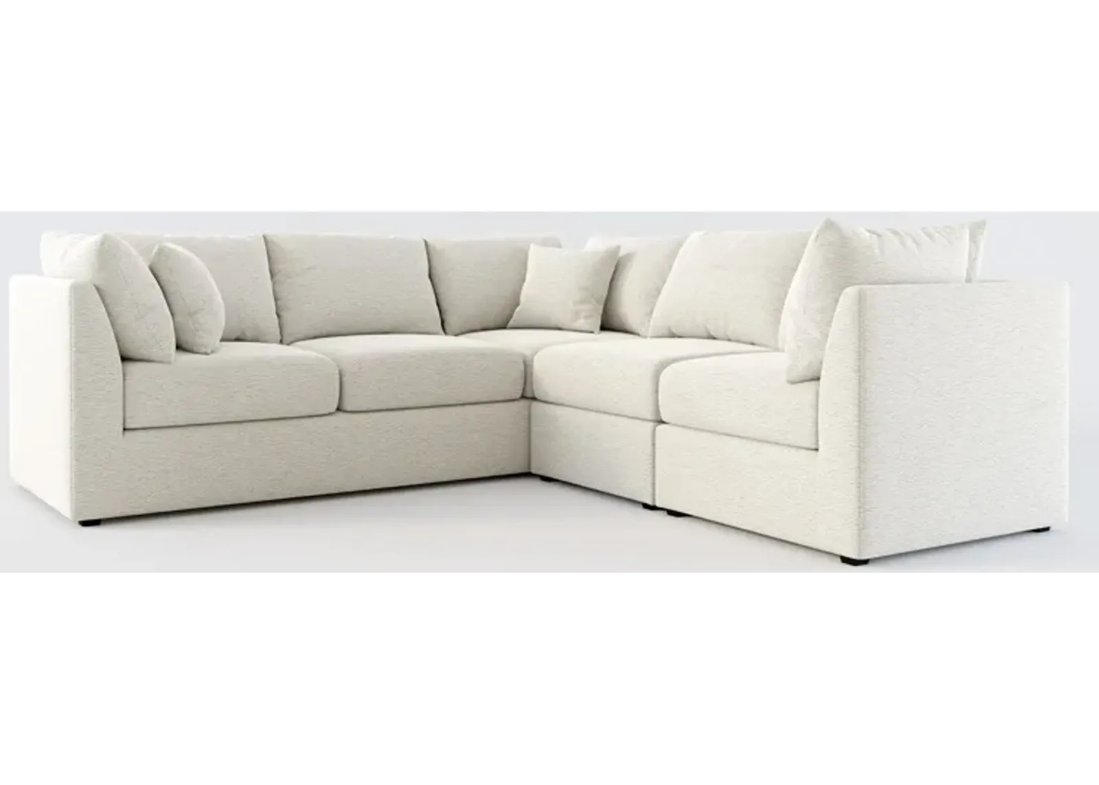 Nest Hybrid Comfort 3-Piece Small Sectional - Everton Grey