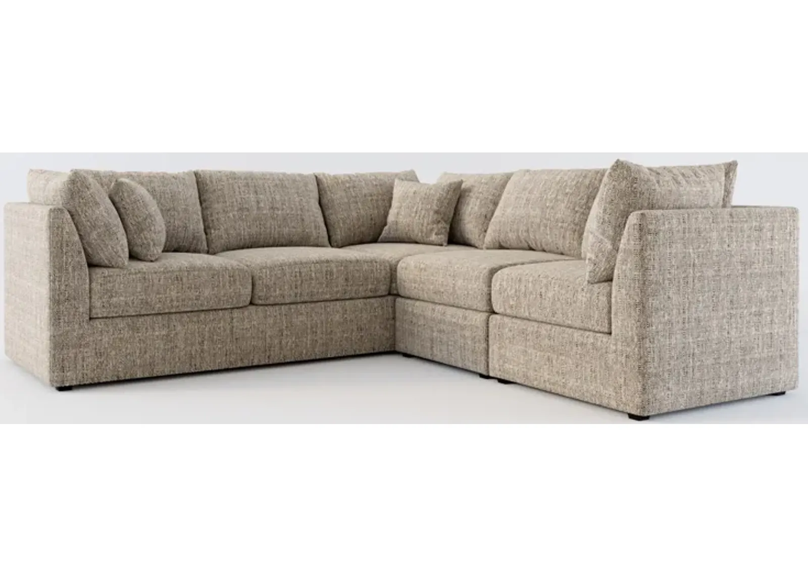 Nest Hybrid Comfort 3-Piece Small Sectional - Mason Flint