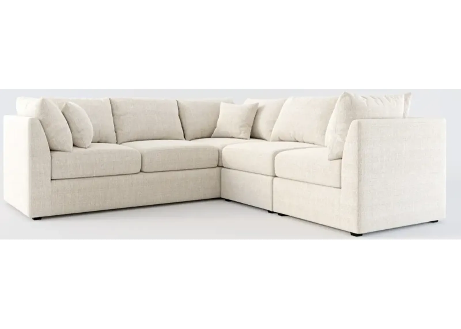 Nest Hybrid Comfort 3-Piece Small Sectional - Mason Porcelain