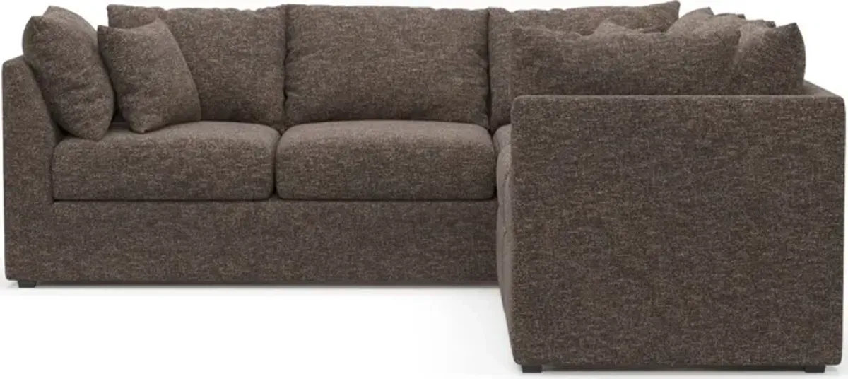 Nest Hybrid Comfort 3-Piece Small Sectional - M Walnut