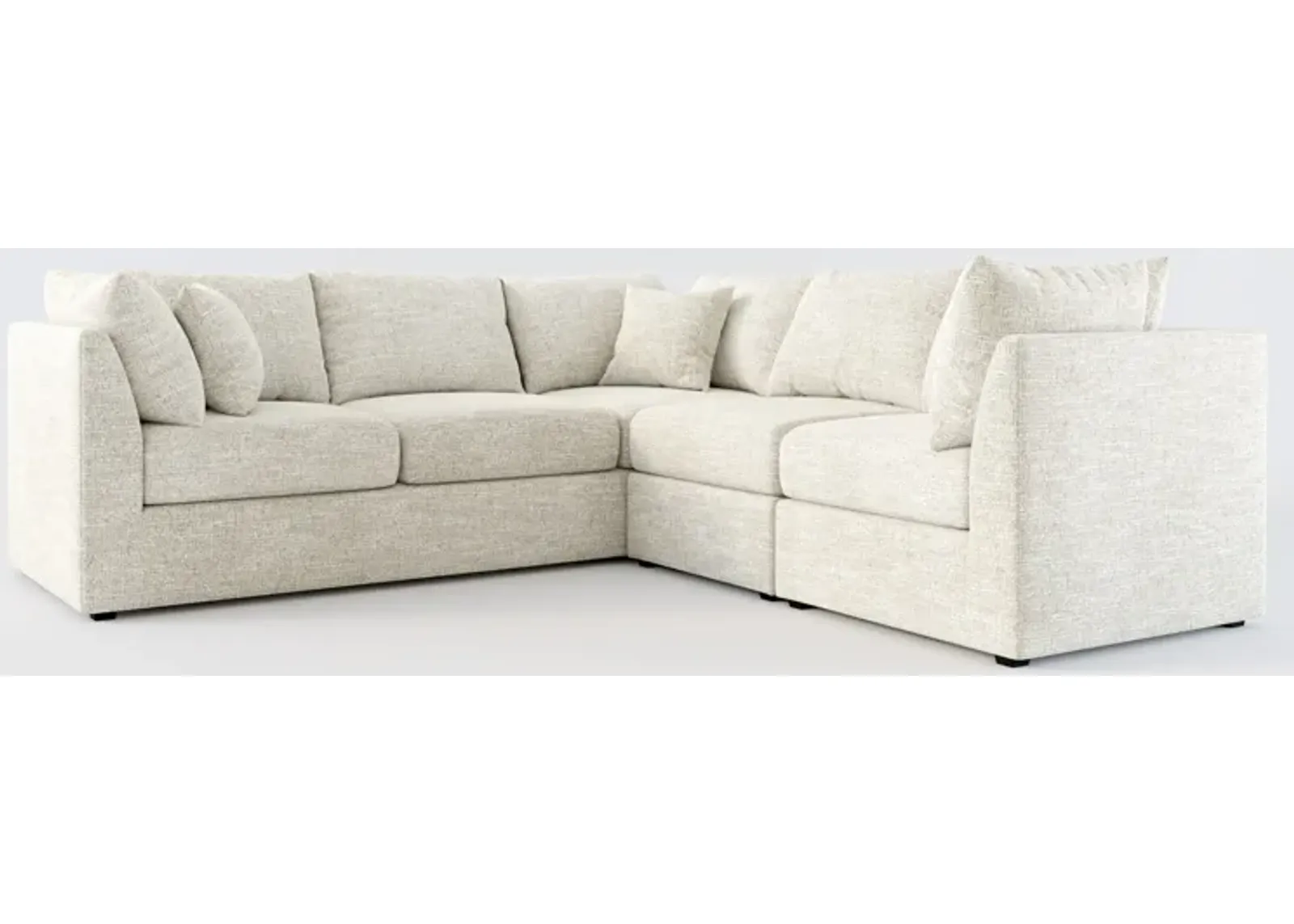 Nest Hybrid Comfort 3-Piece Small Sectional - M Ivory