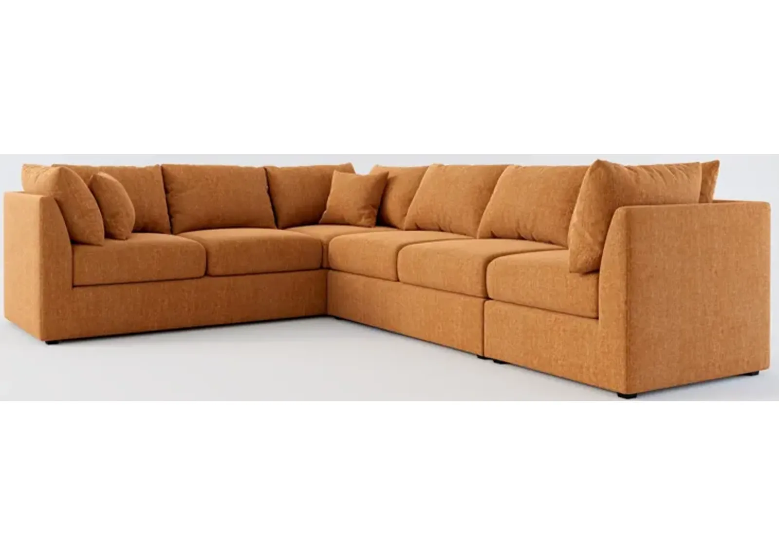 Nest Hybrid Comfort 3-Piece Large Sectional - Contessa Ginger