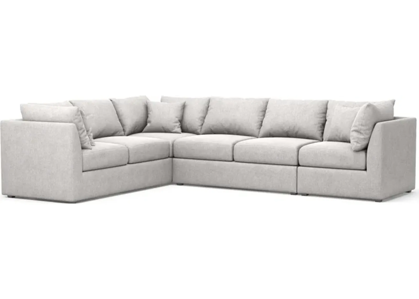 Nest Hybrid Comfort 3-Piece Large Sectional - Burmese Granite