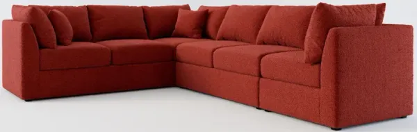 Nest Hybrid Comfort 3-Piece Large Sectional - Bloke Brick