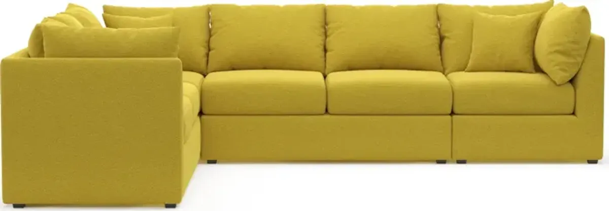 Nest Hybrid Comfort 3-Piece Large Sectional - Bloke Goldenrod