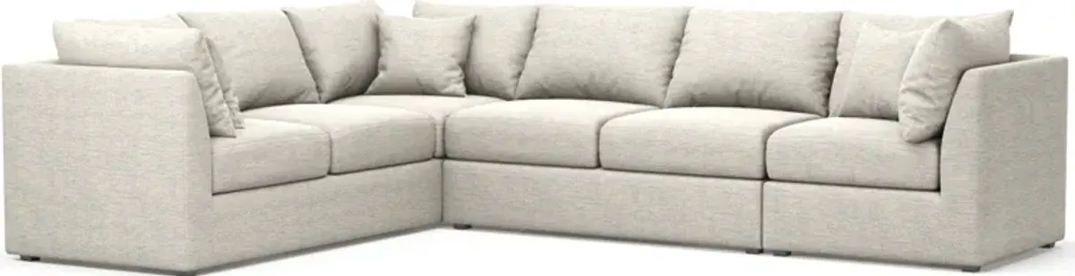 Nest 3-Piece Hybrid Comfort Large Sectional - Merino Chalk