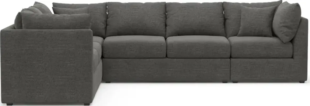 Nest Hybrid Comfort 3-Piece Large Sectional - Curious Charcoal