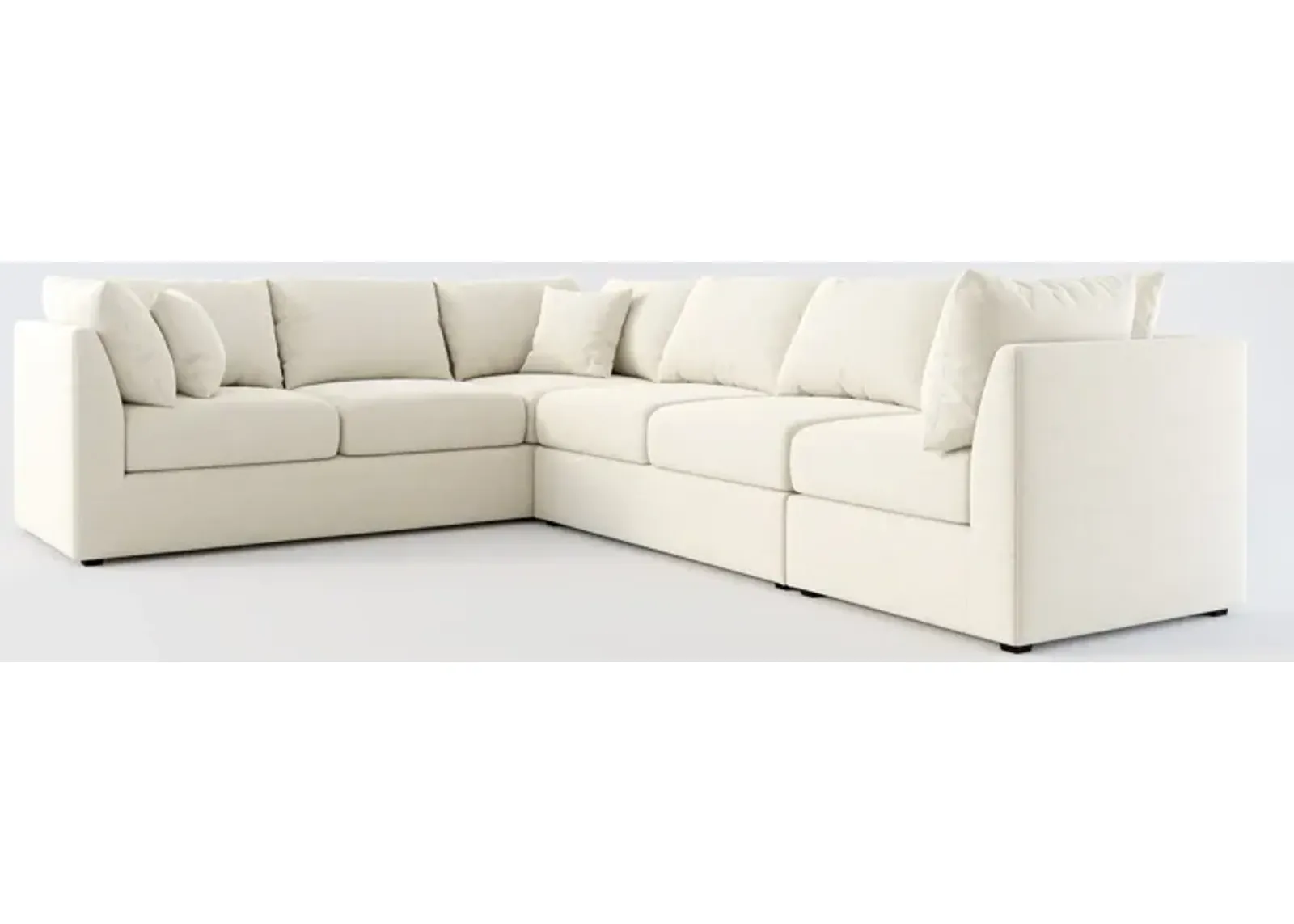 Nest Hybrid Comfort 3-Piece Large Sectional - Curious Pearl