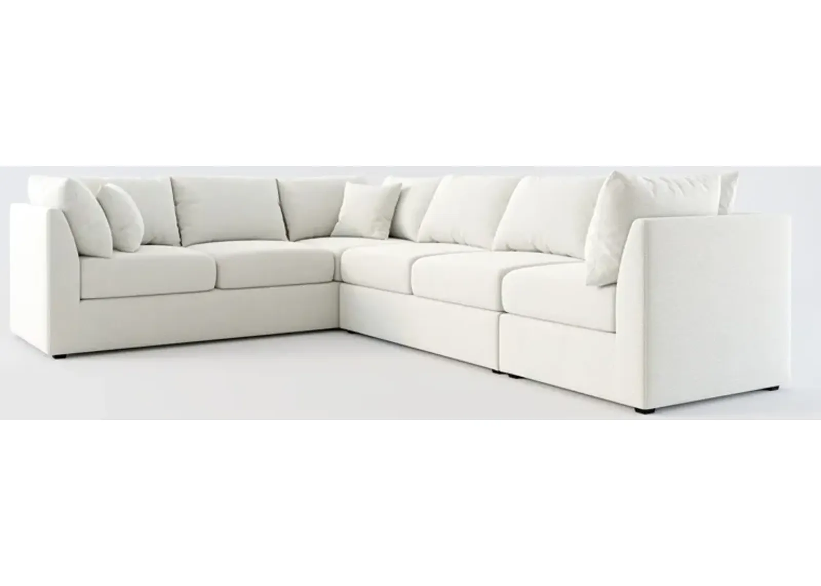 Nest Hybrid Comfort 3-Piece Large Sectional - Oslo Snow