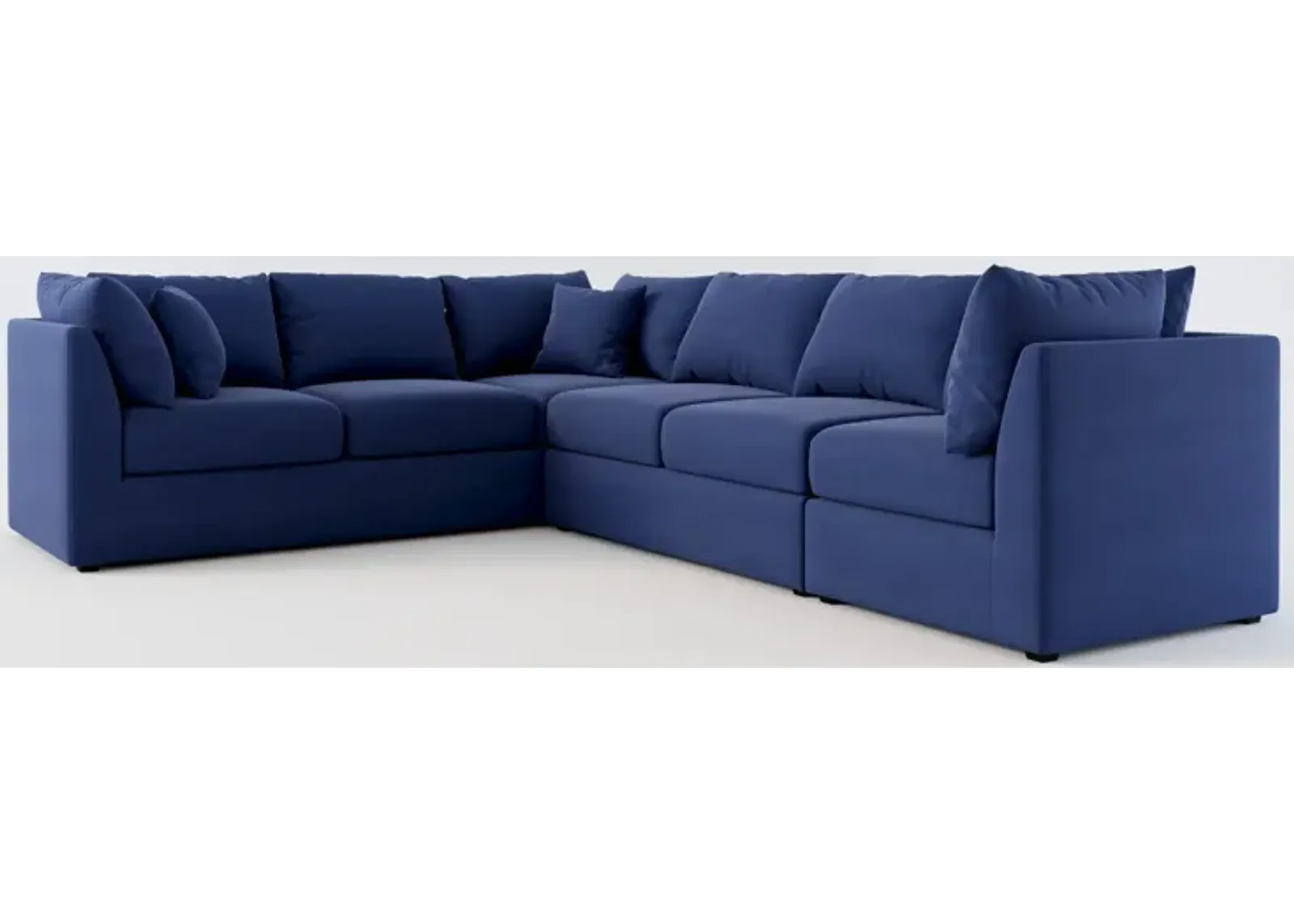 Nest Hybrid Comfort 3-Piece Large Sectional - Abington Indigo