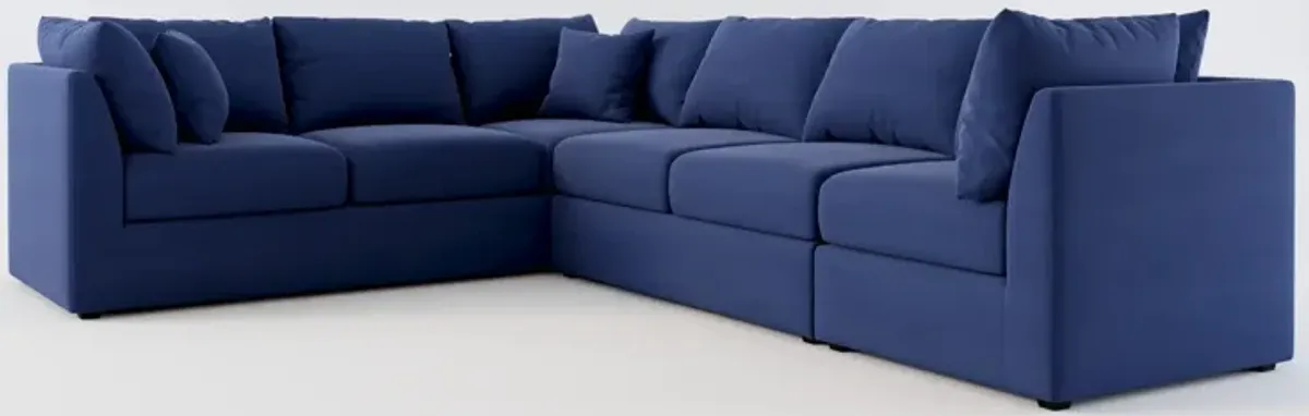 Nest Hybrid Comfort 3-Piece Large Sectional - Abington Indigo