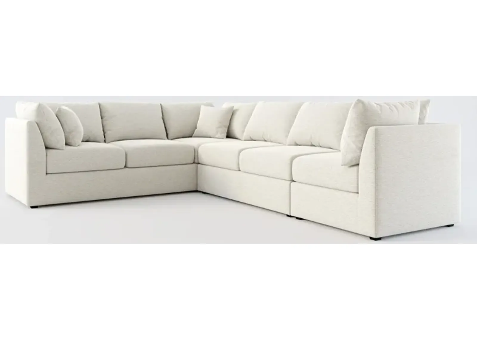 Nest Hybrid Comfort 3-Piece Large Sectional - Everton Grey