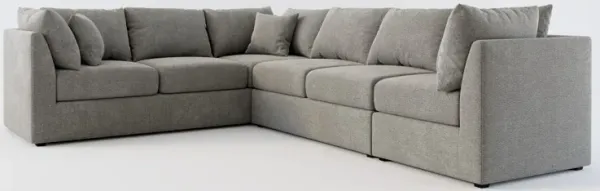 Nest Hybrid Comfort 3-Piece Large Sectional - Living Large Charcoal