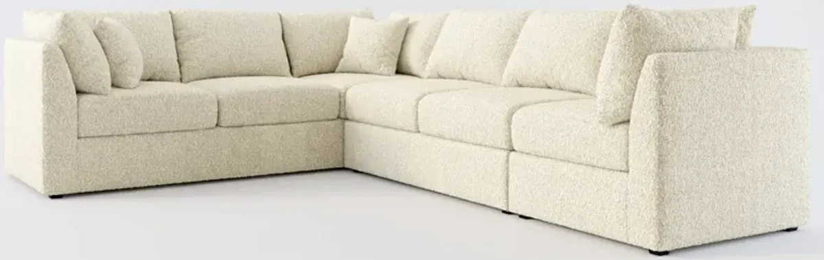 Nest Hybrid Comfort 3-Piece Large Sectional - Bloke Cotton