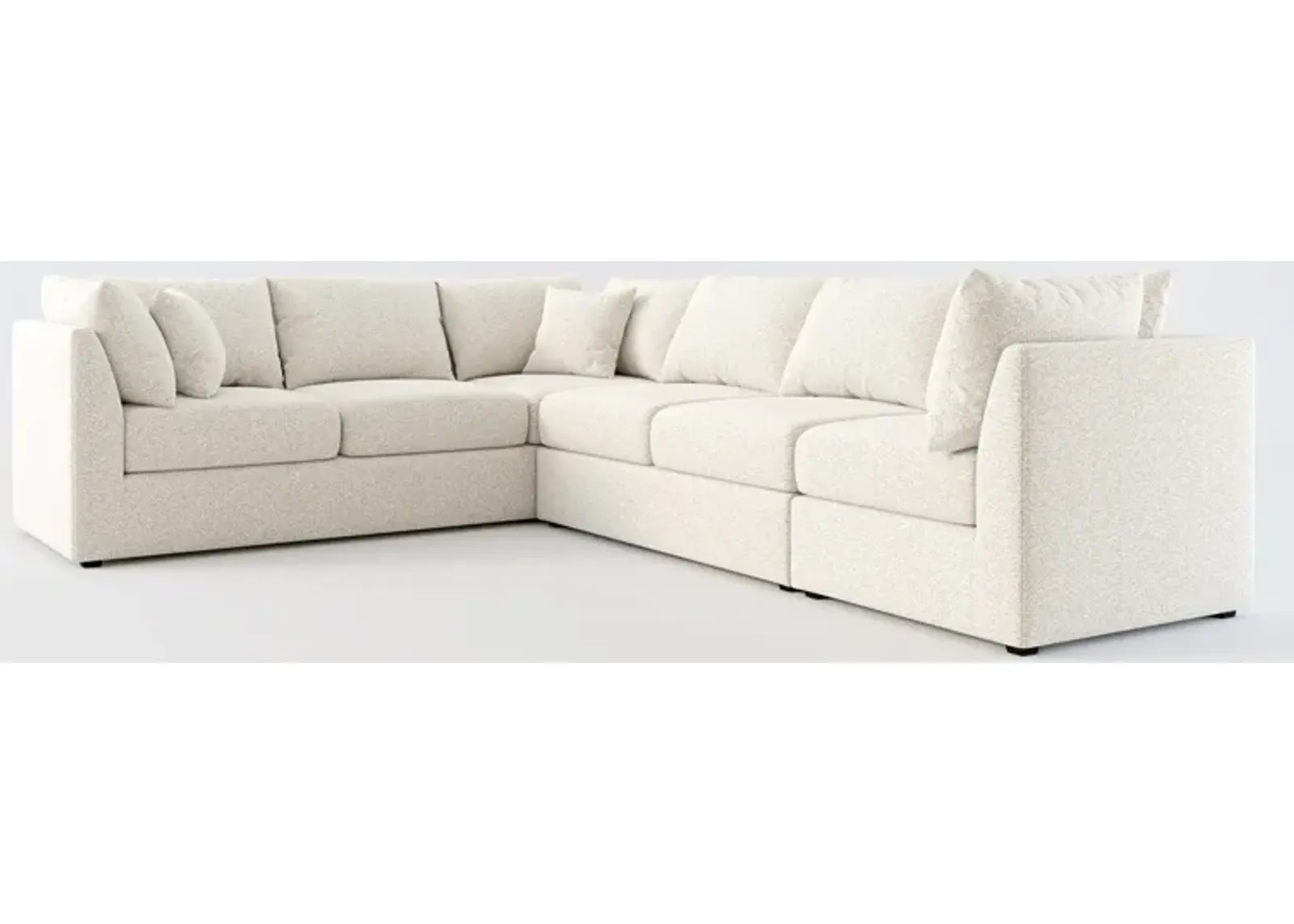 Nest Hybrid Comfort 3-Piece Large Sectional - Muse Stone