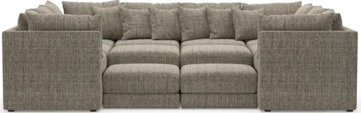 Nest Hybrid Comfort 9-Piece Pit Sectional - Mason Flint