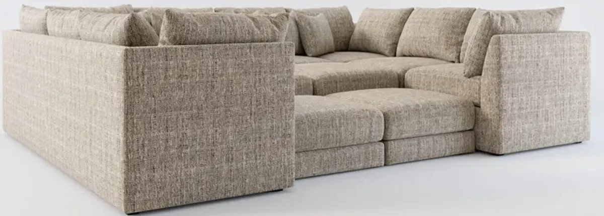 Nest Hybrid Comfort 9-Piece Pit Sectional - Mason Flint