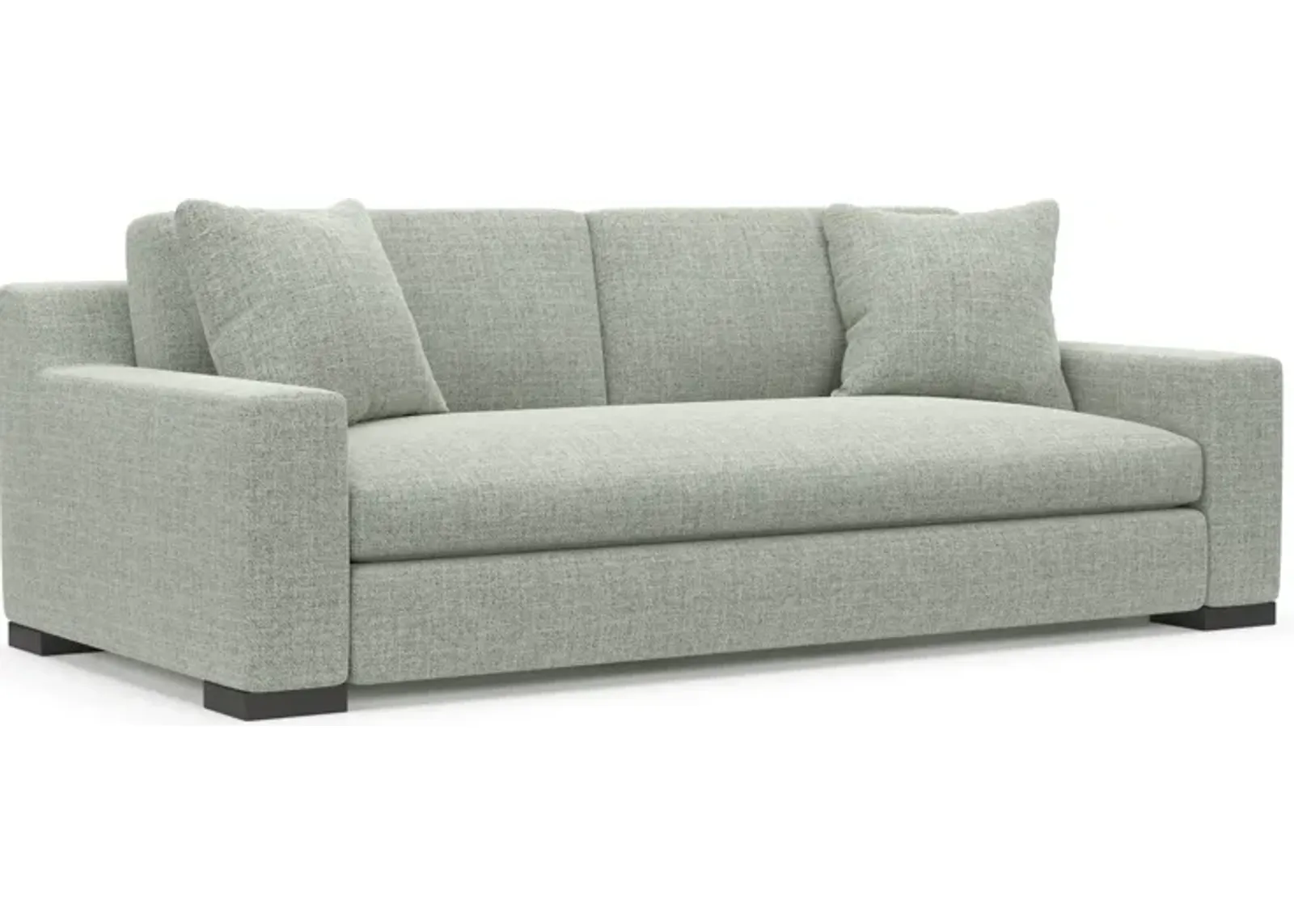 Ethan Hybrid Comfort Eco Performance Sofa - Broderick Sea Glass