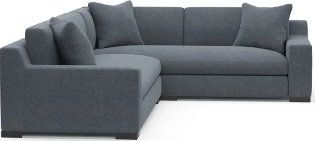 Ethan Foam Comfort Eco Performance 2-Piece Sectional - Bridger Navy