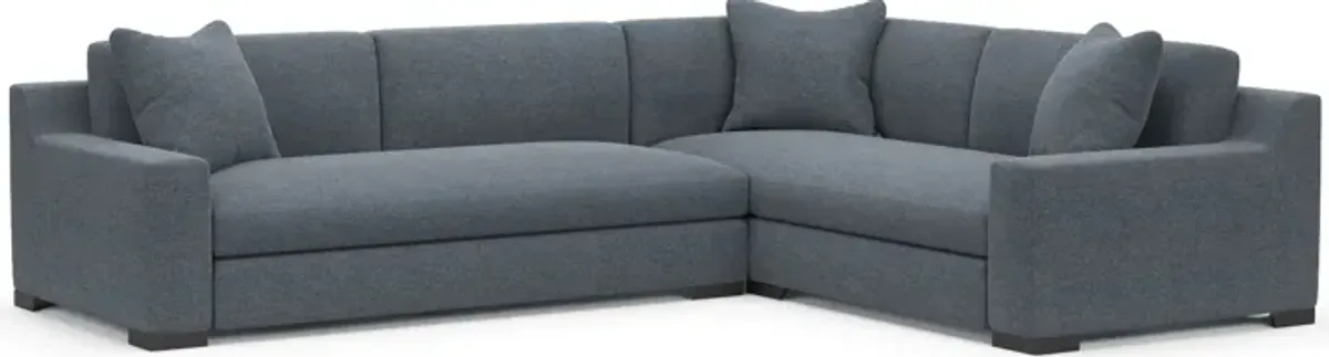 Ethan Foam Comfort Eco Performance 2-Piece Sectional - Bridger Navy