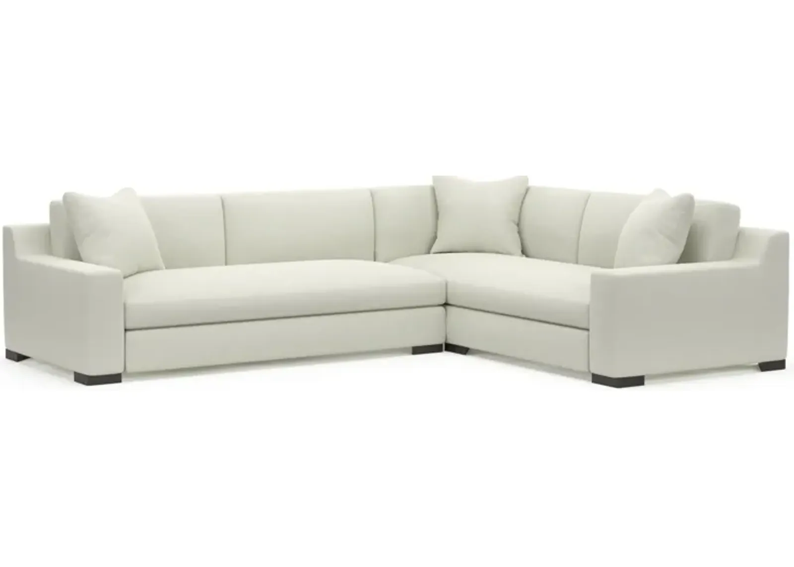 Ethan Foam Comfort Eco Performance 2-Piece Sectional - Liv Arctic