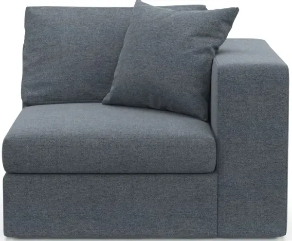 Collin Foam Comfort Eco Performance Fabric Right-Facing Chair - Bridger Navy