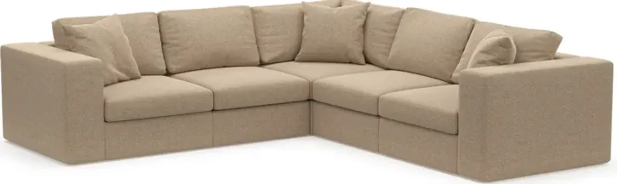 Collin Foam Comfort Eco Performance Fabric 5-Piece Sectional - Liv Wicker