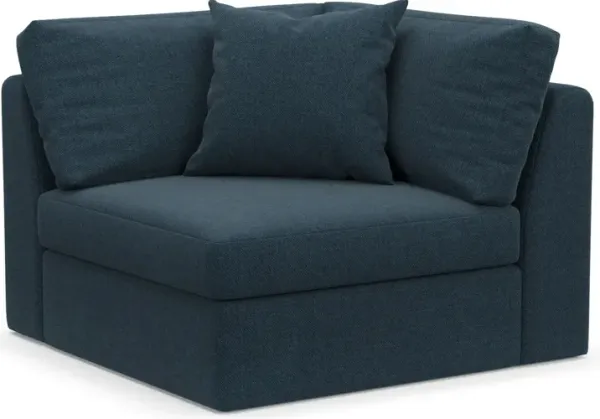 Collin Foam Comfort Eco Performance Fabric Corner Chair - Broderick Indigo