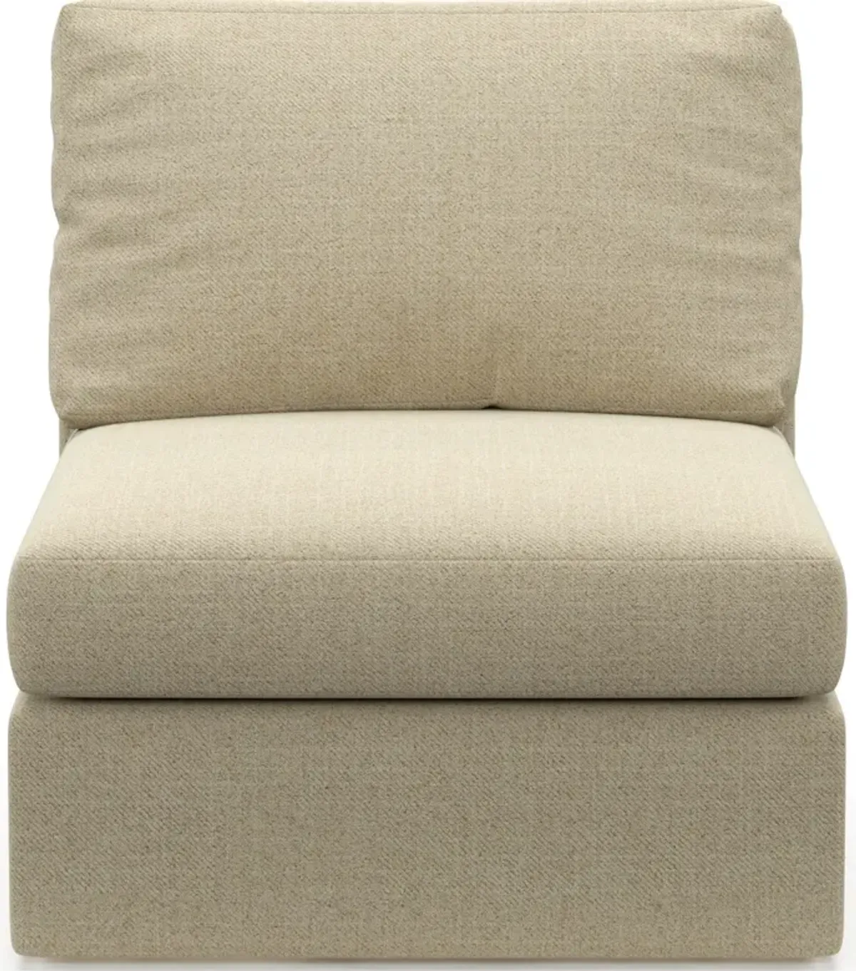 Collin Foam Comfort Eco Performance Fabric Armless Chair - Broderick Sand