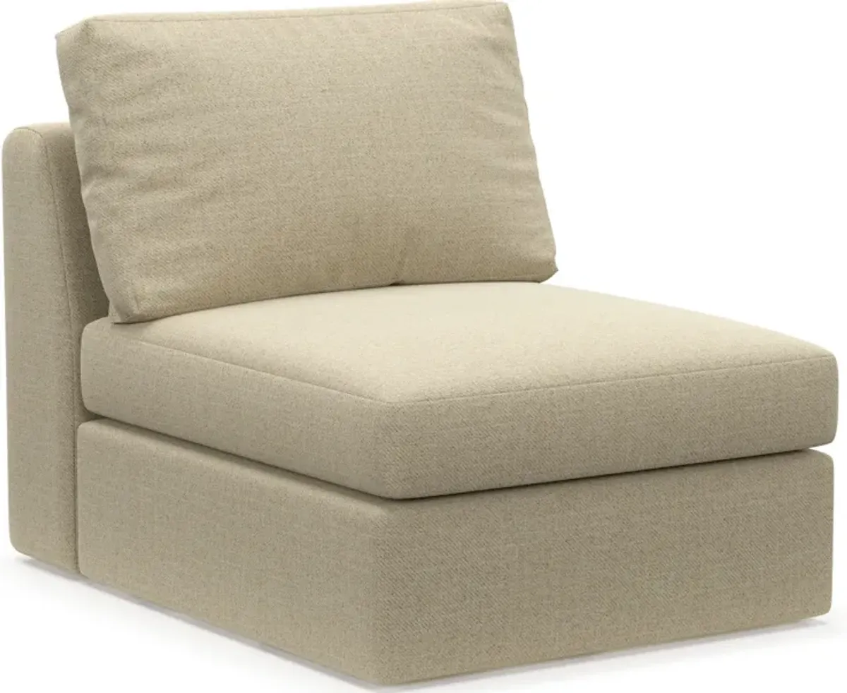 Collin Foam Comfort Eco Performance Fabric Armless Chair - Broderick Sand