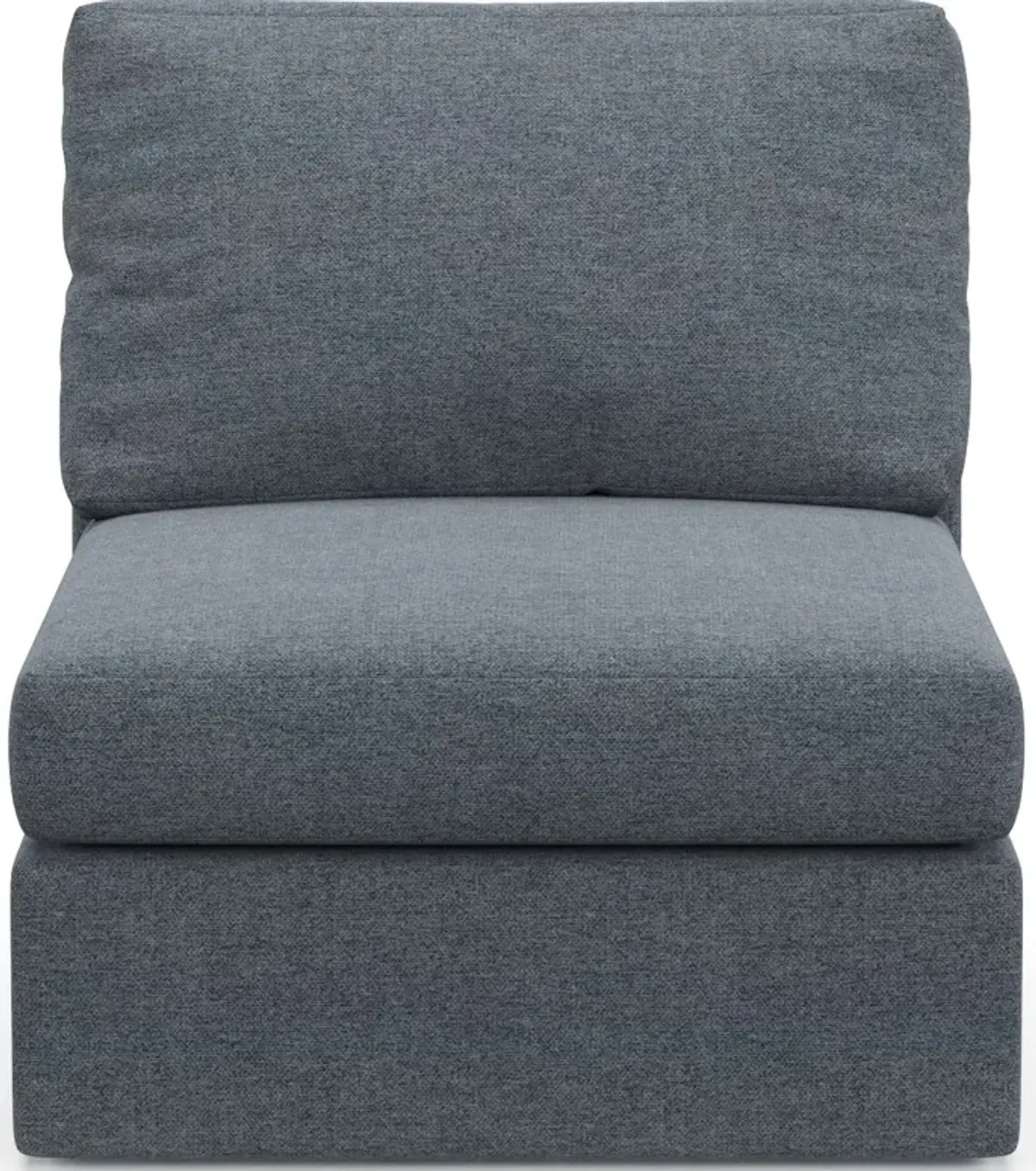 Collin Foam Comfort Eco Performance Fabric Armless Chair - Bridger Navy