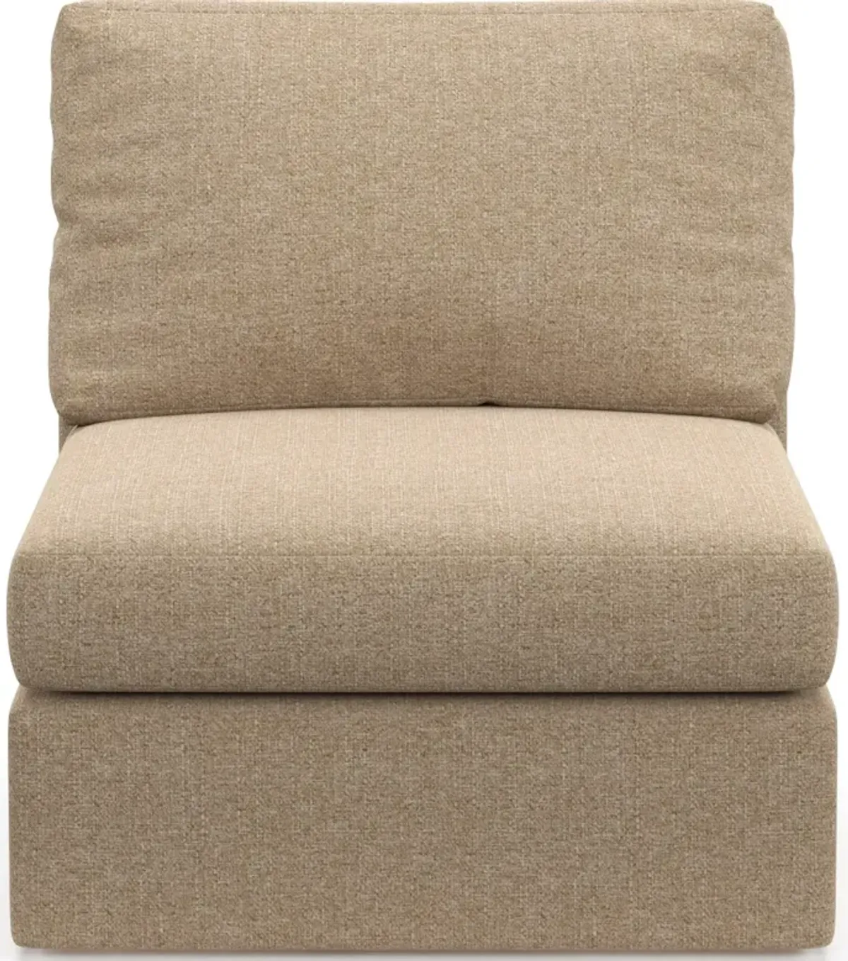 Collin Foam Comfort Eco Performance Fabric Armless Chair - Liv Wicker