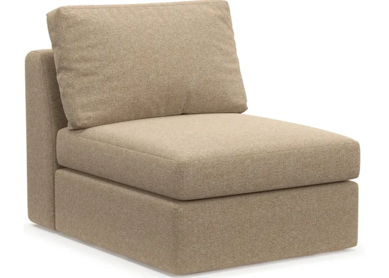 Collin Foam Comfort Eco Performance Fabric Armless Chair - Liv Wicker