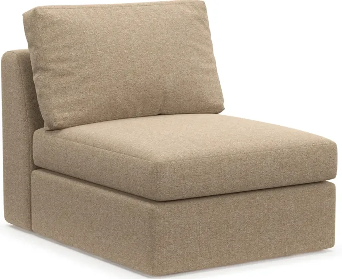 Collin Foam Comfort Eco Performance Fabric Armless Chair - Liv Wicker