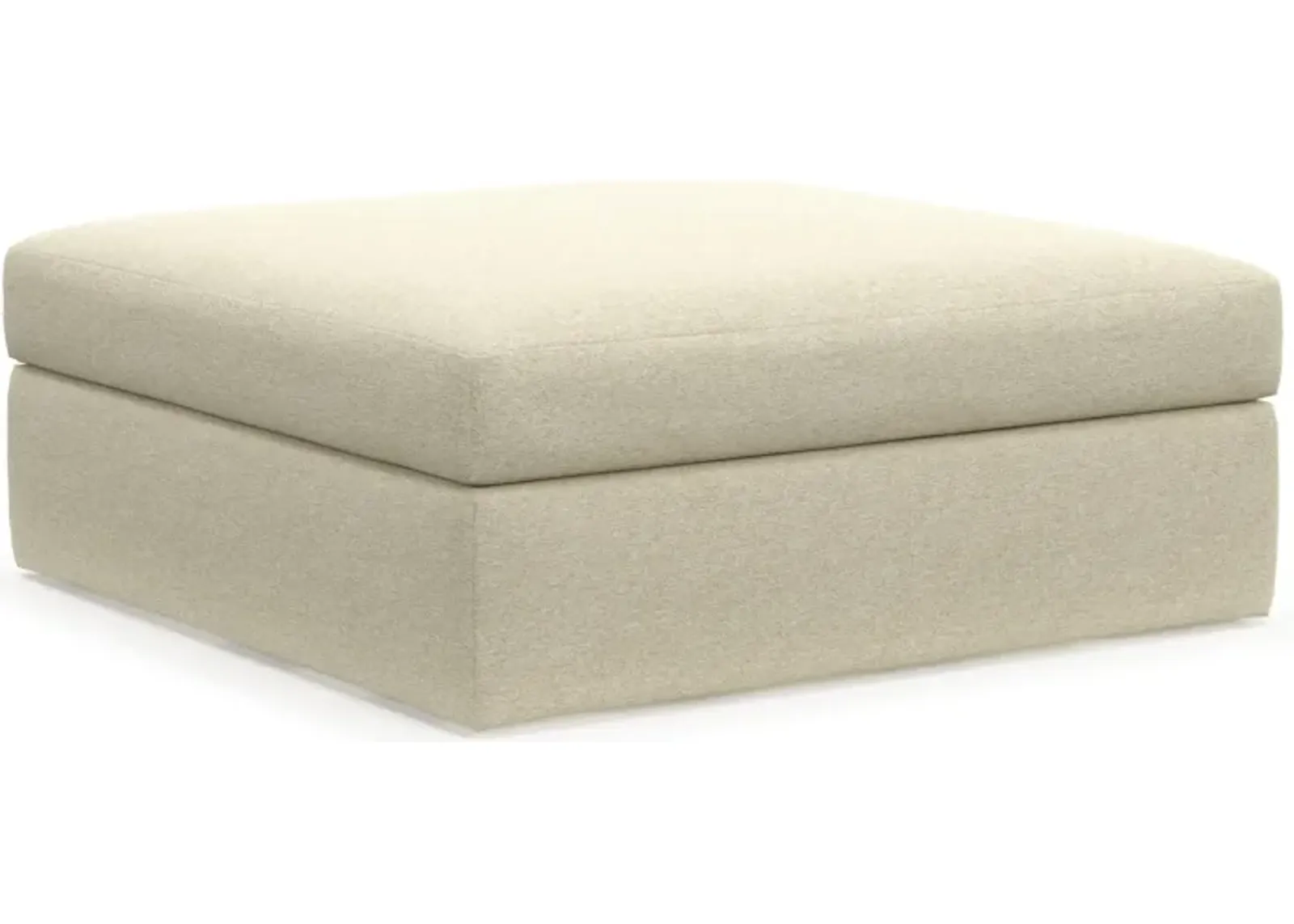 Collin Hybrid Comfort Eco Performance Fabric Ottoman - Bridger Shell