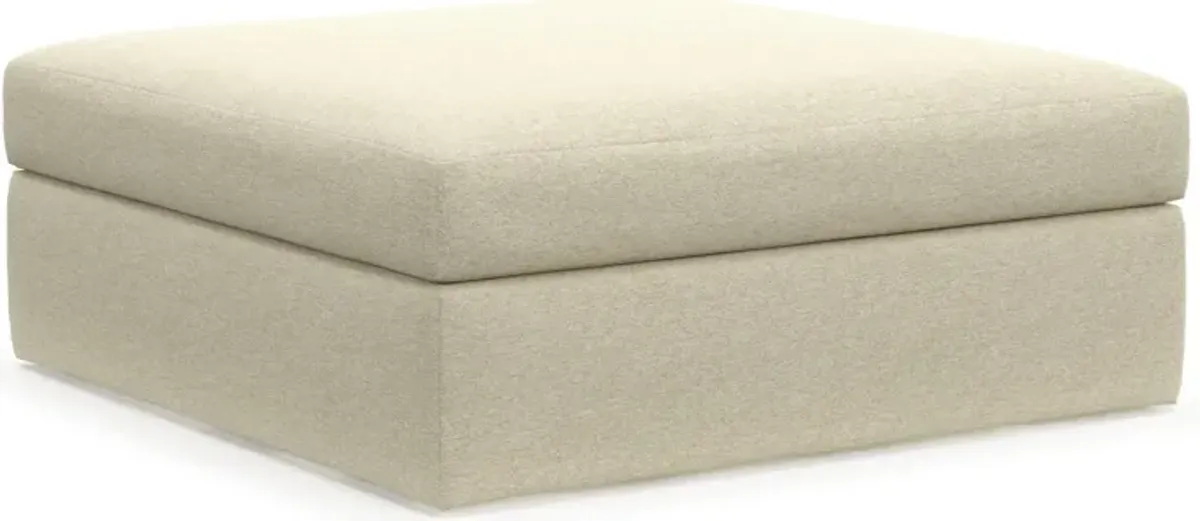 Collin Hybrid Comfort Eco Performance Fabric Ottoman - Bridger Shell