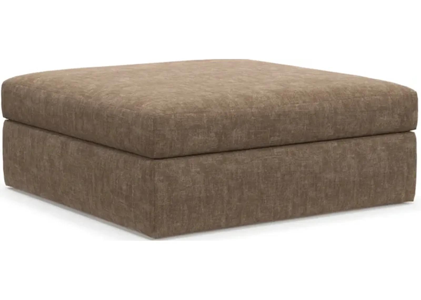 Collin Hybrid Comfort Eco Performance Fabric Ottoman - Argo Java