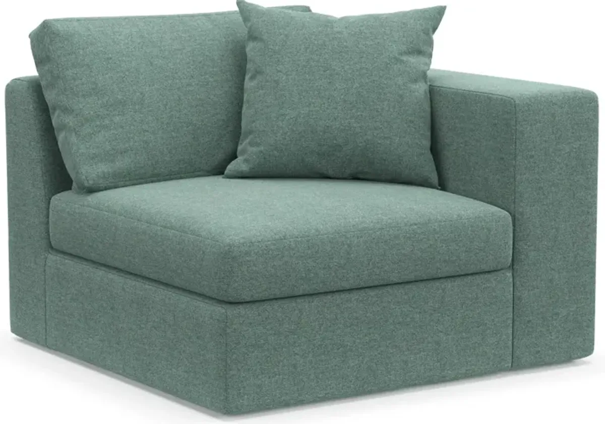 Collin Hybrid Comfort Eco Performance Fabric Right-Facing Chair - Bridger Jade