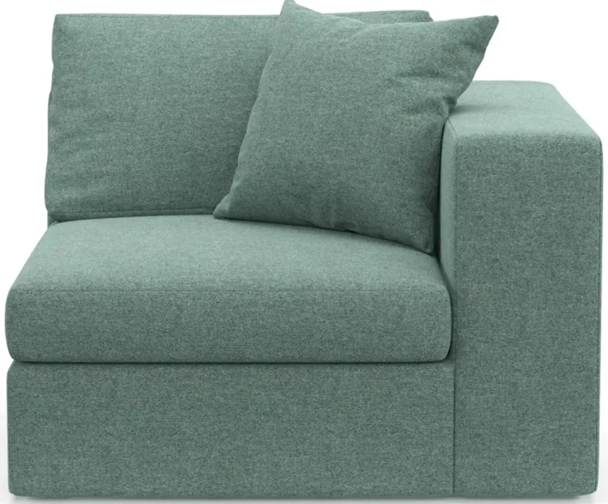 Collin Hybrid Comfort Eco Performance Fabric Right-Facing Chair - Bridger Jade