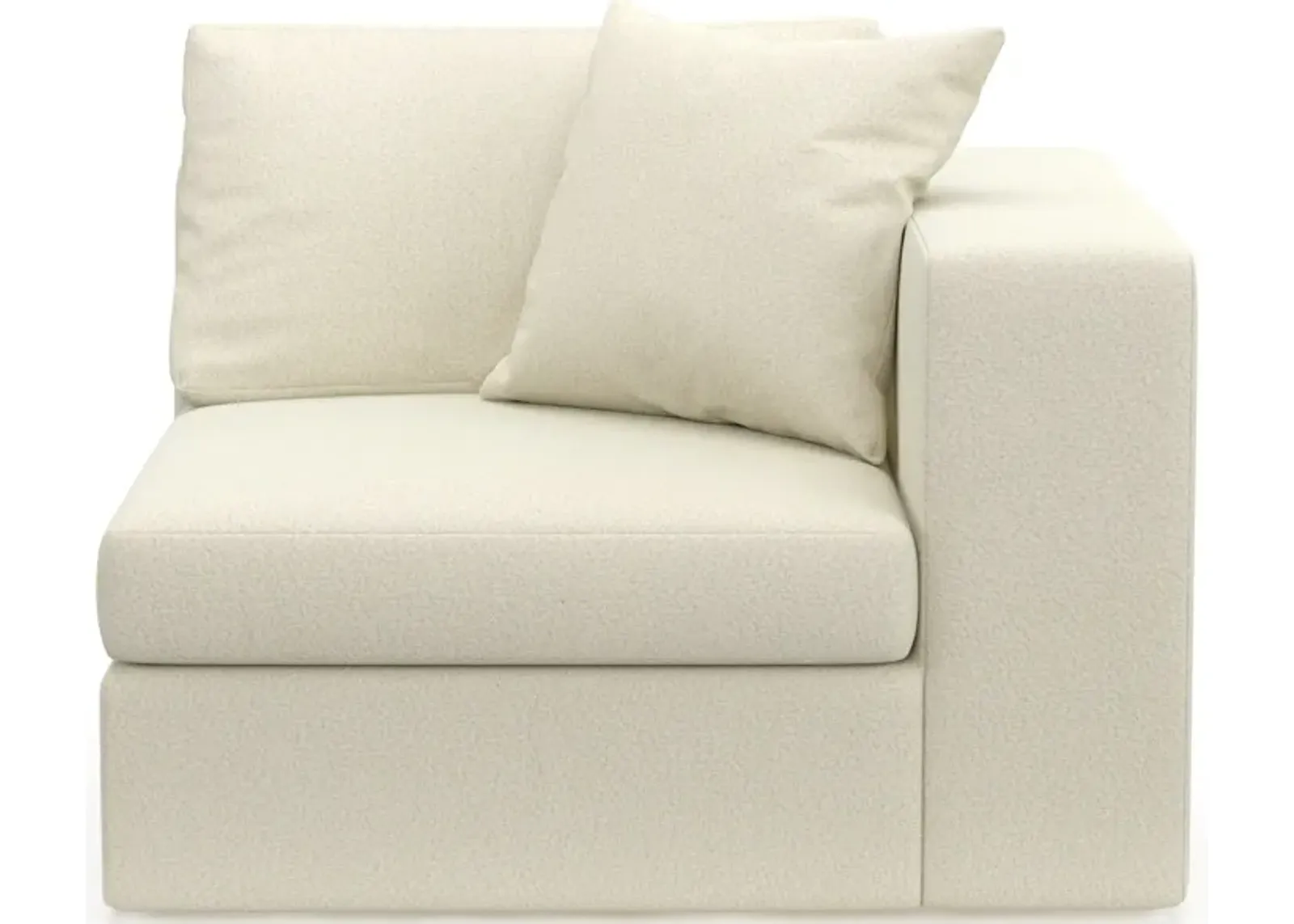 Collin Hybrid Comfort Eco Performance Fabric Right-Facing Chair - Fincher Ivory