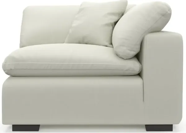 Plush Feathered Comfort Eco Performance Fabric Corner Chair - Liv Arctic