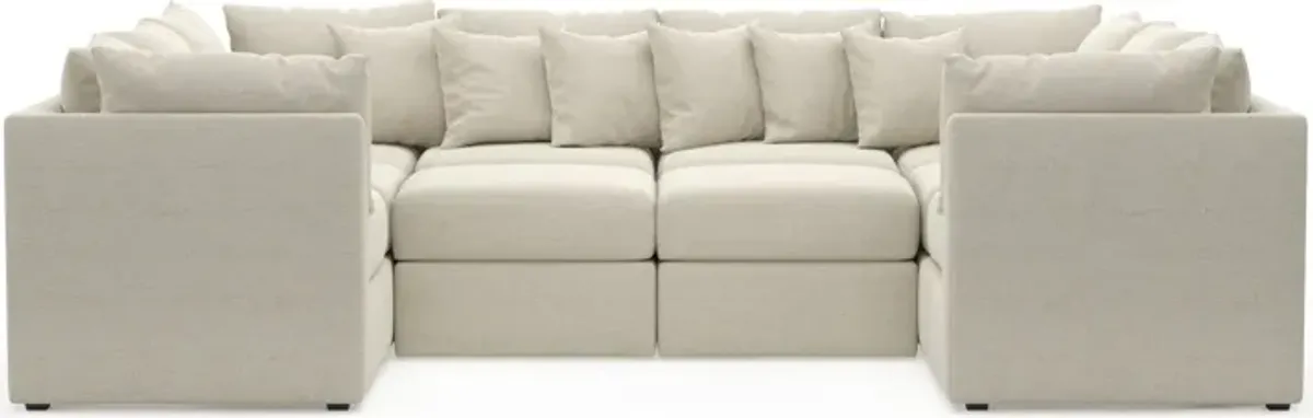 Nest Hybrid Comfort 5-Piece Pit Sectional - Curious Pearl