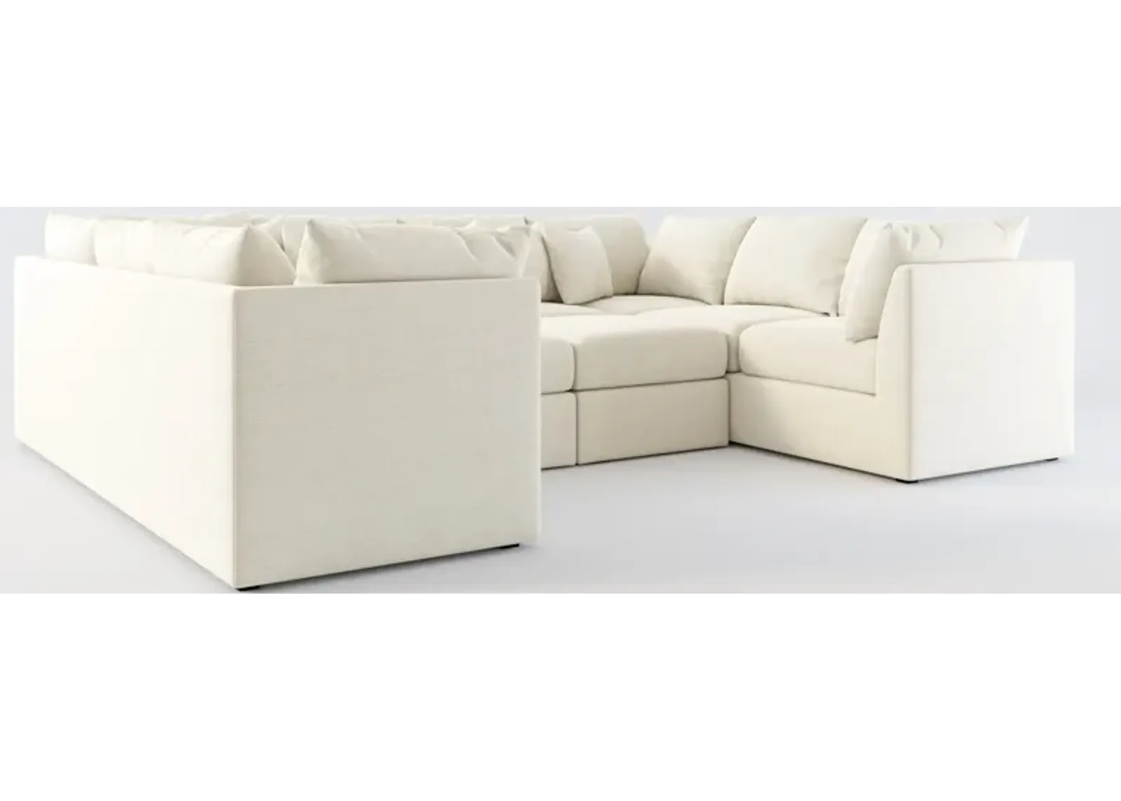 Nest Hybrid Comfort 5-Piece Pit Sectional - Curious Pearl