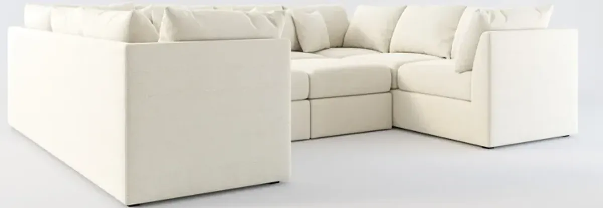 Nest Hybrid Comfort 5-Piece Pit Sectional - Curious Pearl