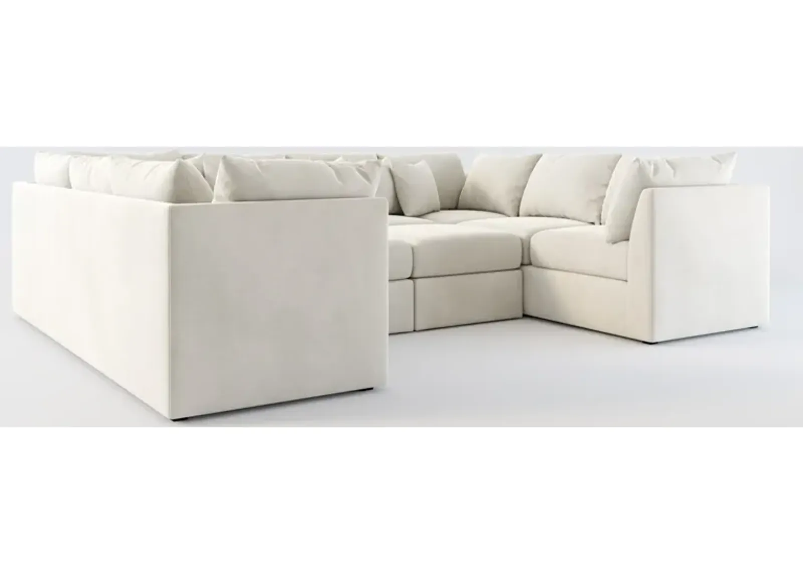 Nest Hybrid Comfort 5-Piece Pit Sectional - Laurent Beach