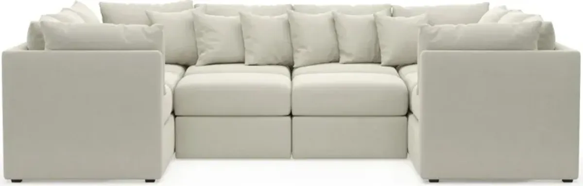 Nest Hybrid Comfort 5-Piece Pit Sectional - Anders Ivory