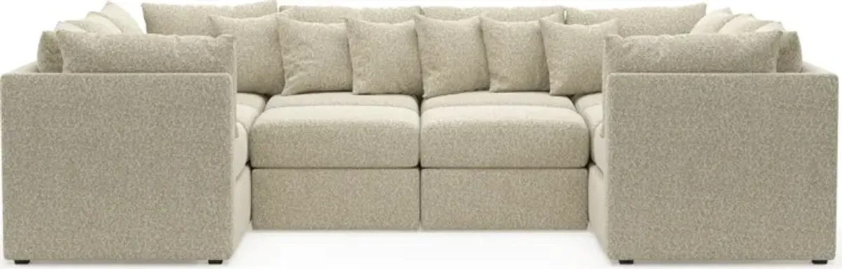 Nest Hybrid Comfort 5-Piece Pit Sectional - Bloke Cotton