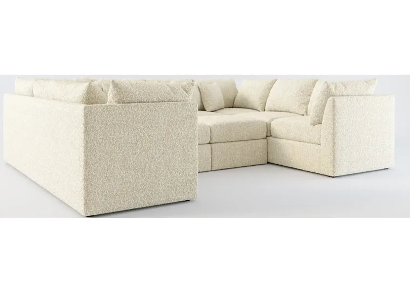 Nest Hybrid Comfort 5-Piece Pit Sectional - Bloke Cotton