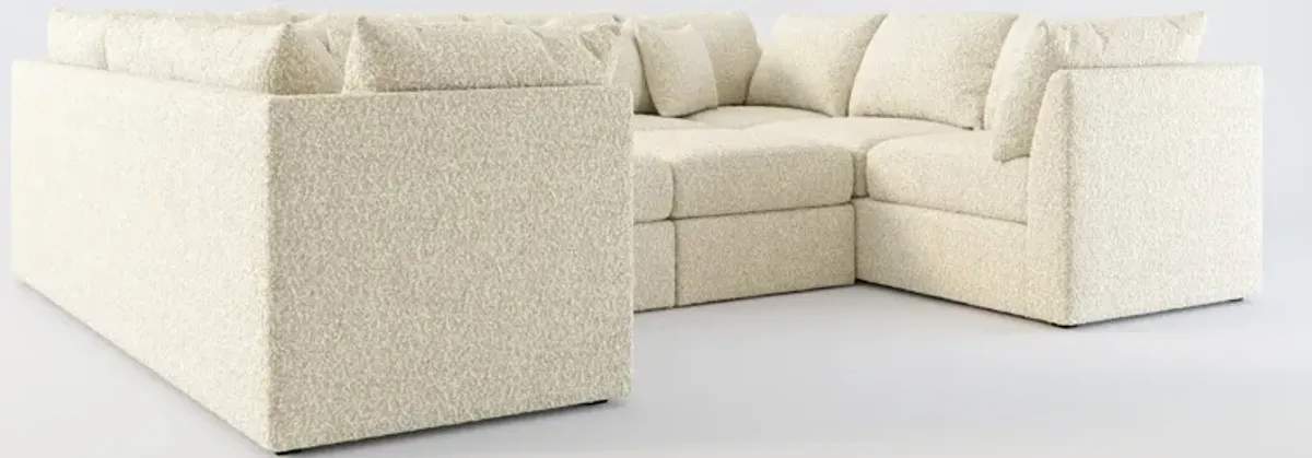 Nest Hybrid Comfort 5-Piece Pit Sectional - Bloke Cotton