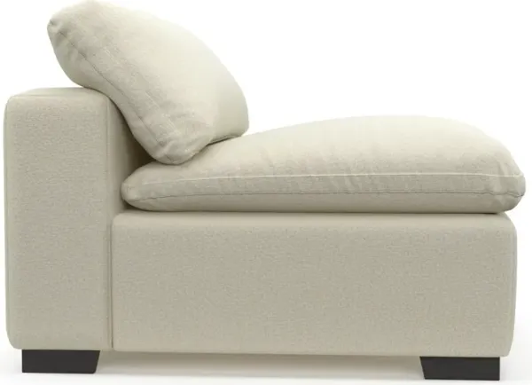 Plush Feathered Comfort Eco Performance Fabric Armless Chair - Fincher Ivory